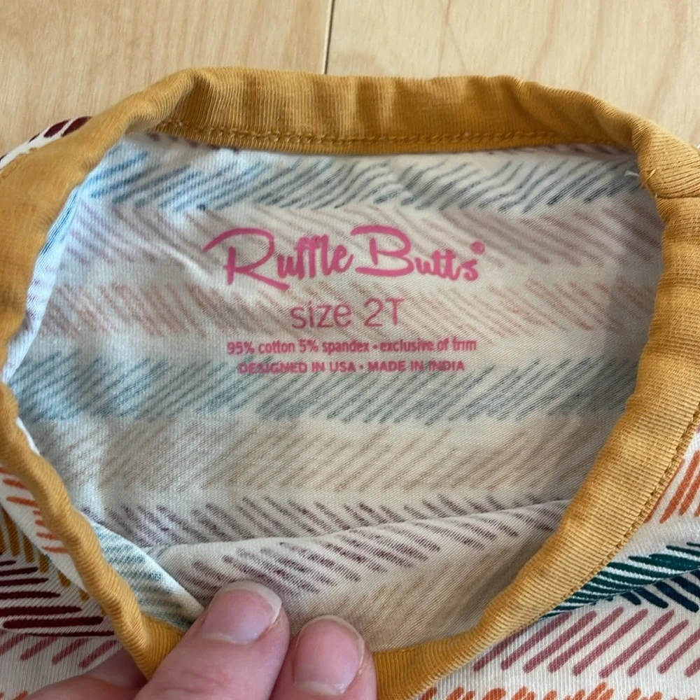 Ruffle Butts Printed Pocket Dress Size 2T